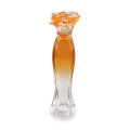 color painting flower lid fancy cute small capacity glass perfume bottle for sale